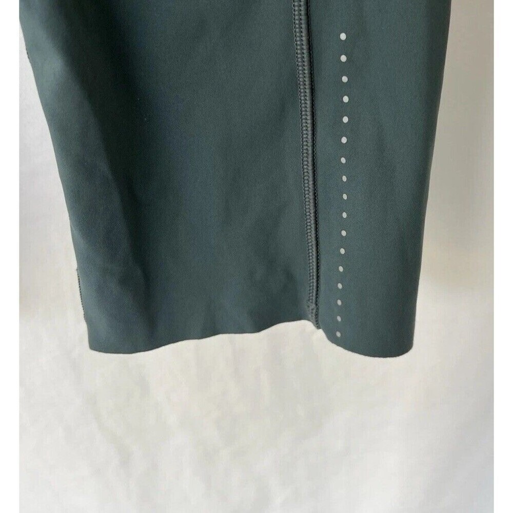 Lululemon Fast Free Crop II *Nulux 19" Grey Eucalyptus Size 8 - Picture 10 of 14